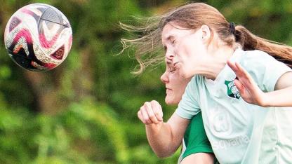 Attēls rakstam: 21.III Sieviešu futbola līgas spēle Ķekavā