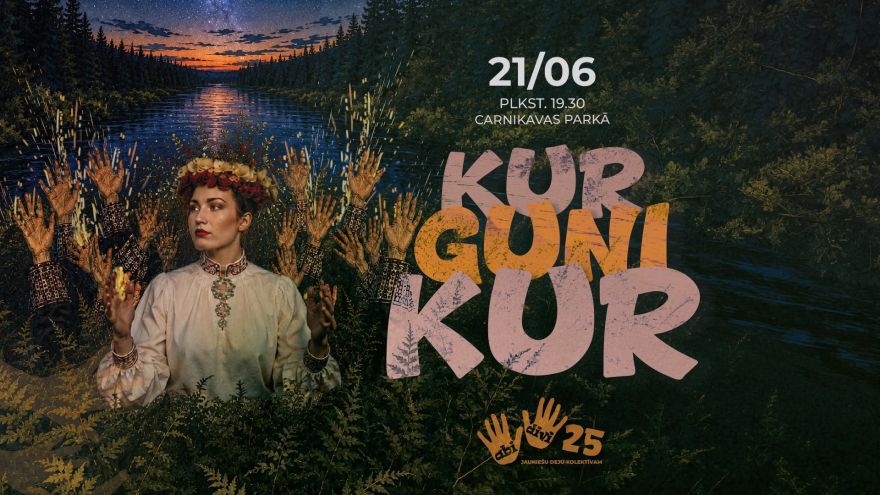 21.VI Deju kolektīva "Abi divi" jubilejas koncerts "Kur guni kur" Carnikavā