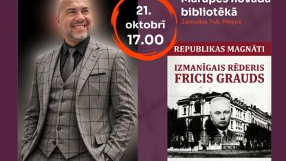 Attēls rakstam: 21.X Tikšanās ar grāmatu autoru Arvīdu Deģi Piņķos