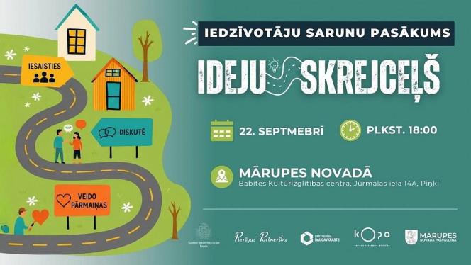 Attēls rakstam: 22.IX Sarunu pasākums "Ideju skrejceļš" Piņķos