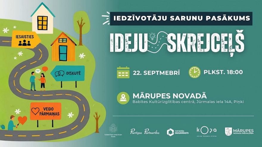 22.IX Sarunu pasākums "Ideju skrejceļš" Piņķos