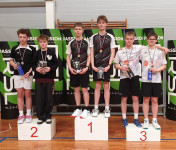 Foto: Siguldiešiem bagāta godalgu raža Latvijas čempionātā badmintonā jauniešiem