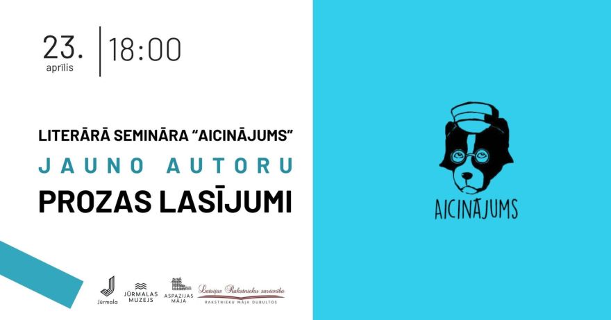 23.IV Jauno autoru prozas lasījumi Jūrmalā