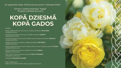 Attēls rakstam: 23.IX Senioru vokālā ansambļa "Sagša" jubilejas koncerts Ulbrokā