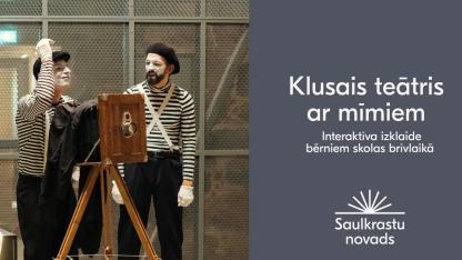 Attēls rakstam: 23.X Interaktīva izklaide "Klusais teātris ar mīmiem" Pabažos