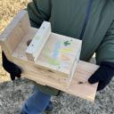 Attēls rakstam: 24.IV Putnu būrīšu izlikšana Beberbeķu dabas parkā