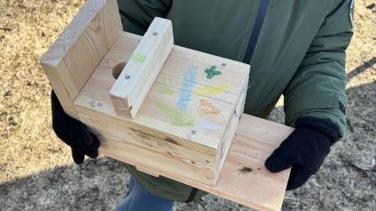 Attēls rakstam: 24.IV Putnu būrīšu izlikšana Beberbeķu dabas parkā