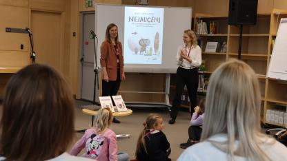 Attēls rakstam: 24.IV Tikšanās ar rakstnieci un ilustratori Mārīti Tabitu Kalniņu Salaspilī