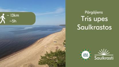 Attēls rakstam: 25.IV Pārgājiens "Trīs upes Saulkrastos"