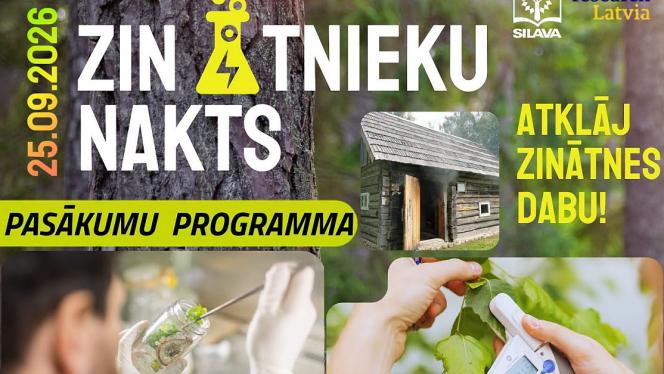 Attēls rakstam: 25.IX Pasākums "Zinātnieku nakts 2026" Salaspilī