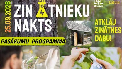 Attēls rakstam: 25.IX Pasākums "Zinātnieku nakts 2026" Salaspilī