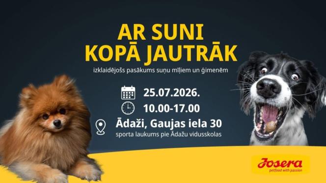 Attēls rakstam: 25.VII Pasākums "Ar suni kopā jautrāk" Ādažos