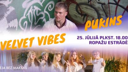 Attēls rakstam: 25.VII Repera Pukina un grupas "Velvet Vibes" koncerts Ropažos