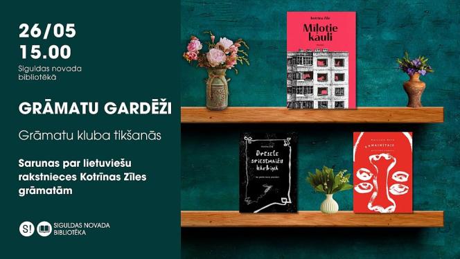 Attēls rakstam: 26.V Grāmatu kluba "Grāmatu gardēži" tikšanās Siguldā