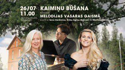 Attēls rakstam: 26.VII Koncerts "Melodijas vasaras gaismā" Zemeņu muižā