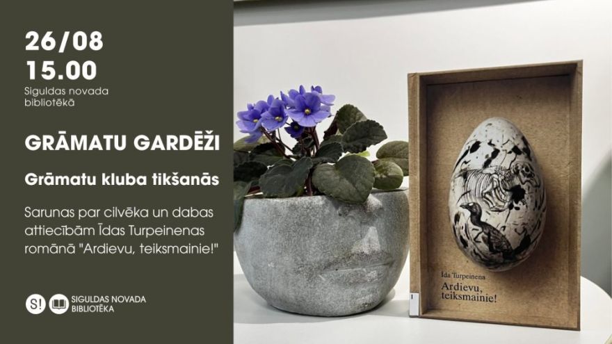26.VIII Grāmatu kluba tikšanās Siguldā