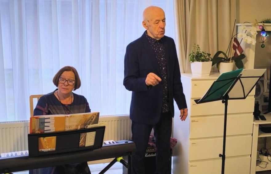 27.III Jevgenijas Kolomicevas un Jāņa Pranča koncerts "Mīlestība un pavasaris" Skultē