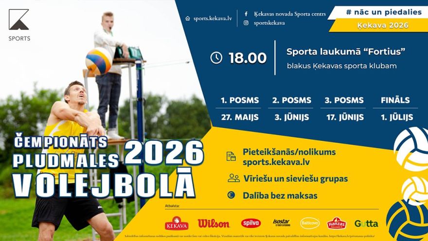 27.V Ķekavas novada čempionāts pludmales volejbolā Ķekavā
