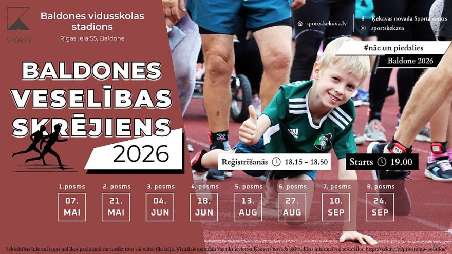 27.VIII Baldones veselības skrējiena sestais posms