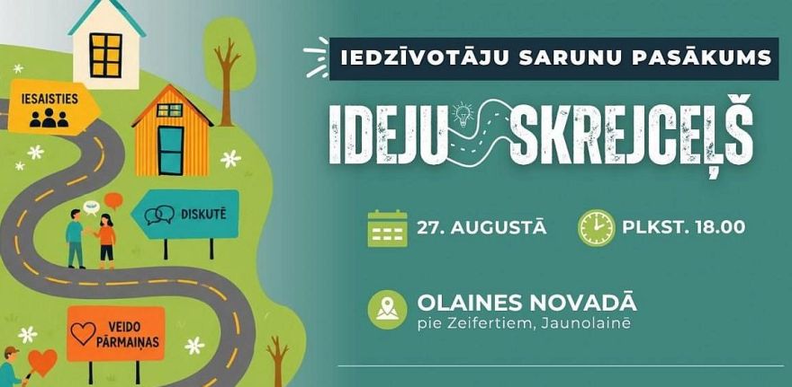 27.VIII Pasākums “Ideju skrejceļš” Jaunolainē