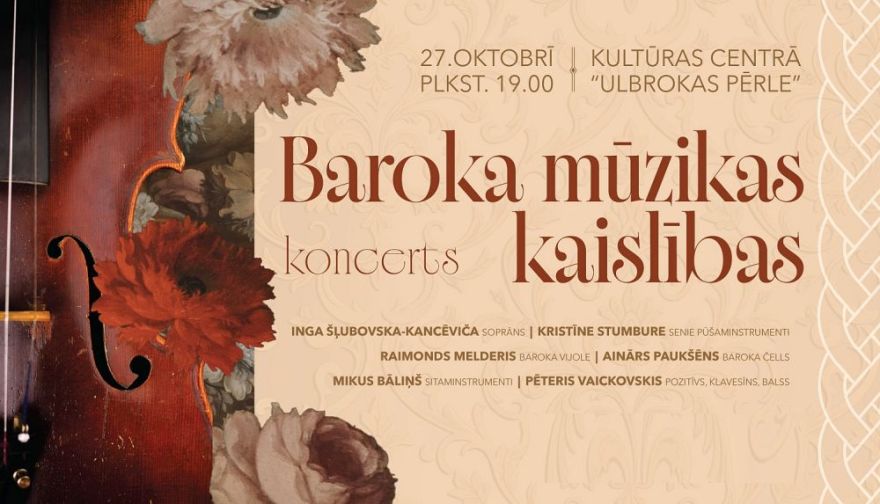 27.X Koncerts "Baroka mūzikas kaislības" Ulbrokā