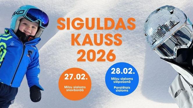 Attēls rakstam: 28.II Kalnu slēpošanas sacensības "Siguldas kauss 2026" Siguldā