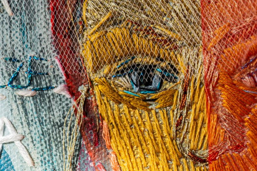 28.III Tekstilmākslinieces Zanes Šumeiko izstādes "Senču upe III" atklāšana Siguldā