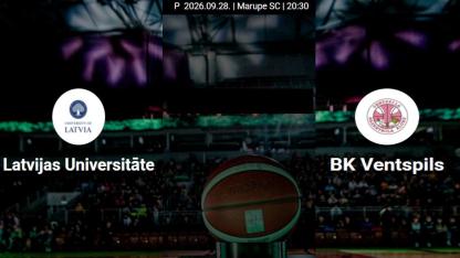 Attēls rakstam: 28.IX Latvijas – Igaunijas basketbola līgas spēle Mārupē