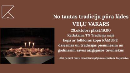 Attēls rakstam: 28.X Veļu vakars Katlakalnā