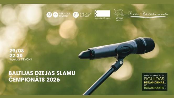Attēls rakstam: 29.VIII Baltijas dzejas slams Siguldā