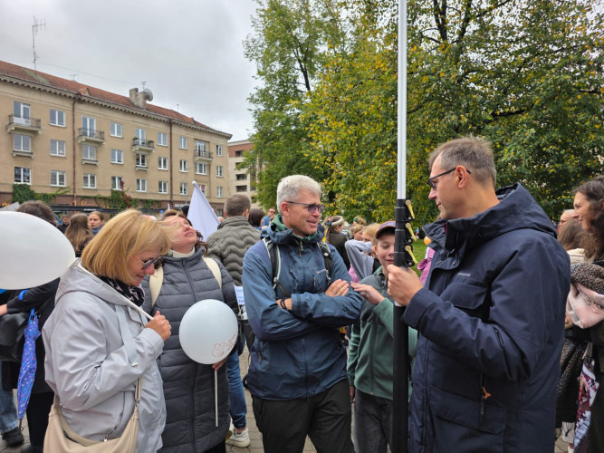 FOTO: Pēc Viļņas – uz Rīgu: nākamgad “Gājiens par dzīvību” plānots Latvijas galvaspilsētā