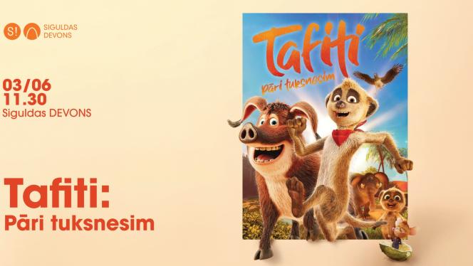 Attēls rakstam: 3.VI Animācijas filma "Tafiti: pāri tuksnesim" Siguldā