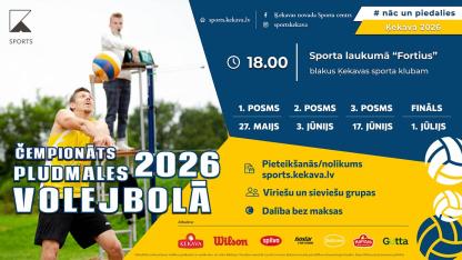 Attēls rakstam: 3.VI Ķekavas novada čempionāts pludmales volejbolā Ķekavā