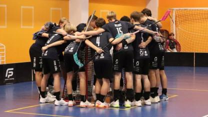 Attēls rakstam: 3.XI Latvijas florbola virslīgas spēle Ādažos