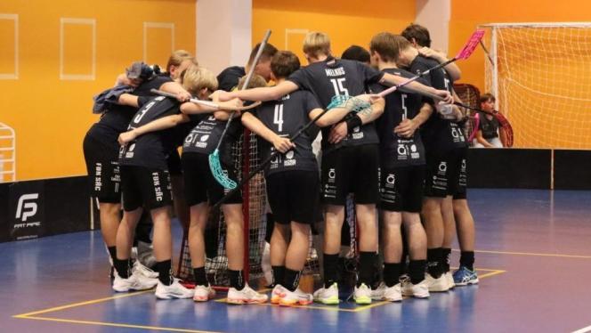 Attēls rakstam: 3.XI Latvijas florbola virslīgas spēle Ādažos