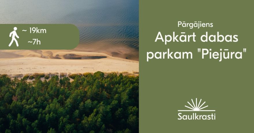 30.V Pārgājiens apkārt dabas parkam "Piejūra"