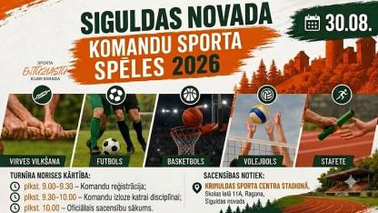 Attēls rakstam: 30.VIII Siguldas novada komandu sporta spēles Raganā