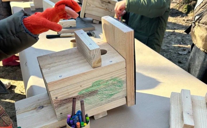 31.III, 2.IV Putnu būrīšu meistarošanas pasākums Piņķos un Jaunmārupē