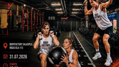 Attēls rakstam: 31.VII "Body Factory" funkcionālā fitnesa sacensības Salaspilī