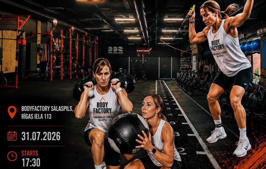 31.VII "Body Factory" funkcionālā fitnesa sacensības Salaspilī