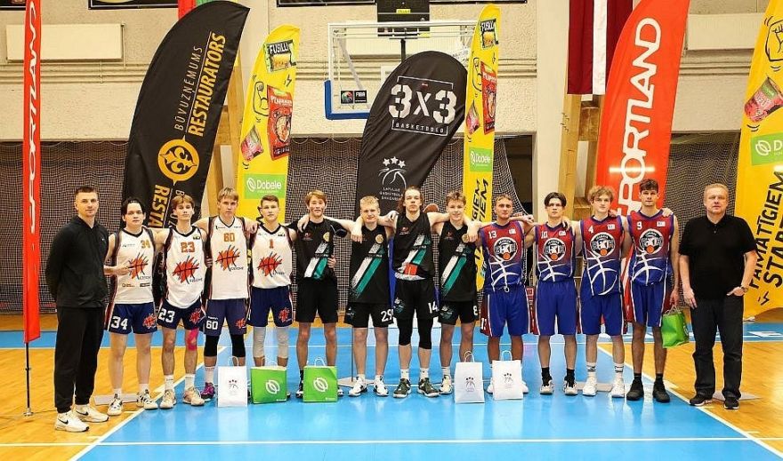 3x3 jaunatnes basketbola līgas Saldus posmā uzvar Salaspils komandas