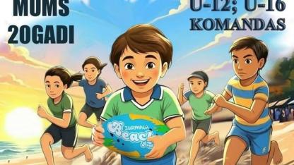 Attēls rakstam: 4.VII Jūrmalas atklātais pludmales regbija čempionāts Majoros