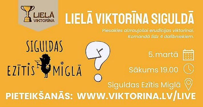 5.III Lielā viktorīna Siguldā
