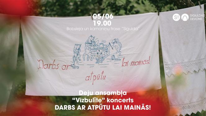 Attēls rakstam: 5.VI Deju ansambļa "Vizbulīte" koncerts "Darbs ar atpūtu lai mainās" Siguldā