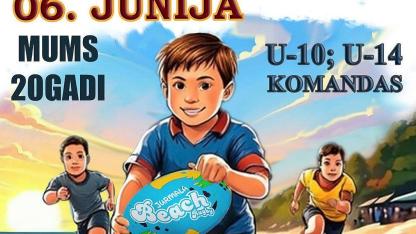 Attēls rakstam: 6.VI Jūrmalas atklātais pludmales regbija čempionāts jauniešiem Majoros