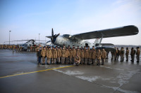 FOTO: Olaines jaunsargi aizvada intensīvas mācību dienas