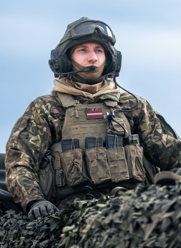 Foto: Artilērija, mīnmetēji un prettanku vienības militārajās mācībās "Solar Eclipse"