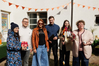 Foto: Koprades mājā Carnikavā atklāta pirmā Lietu bibliotēka Ādažu novadā