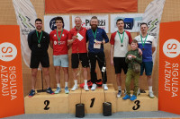 Foto: Siguldiešiem panākumi "Yonex LABL Sigulda Open" sacensībās badmintonā
