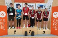 Foto: Siguldiešiem panākumi "Yonex LABL Sigulda Open" sacensībās badmintonā